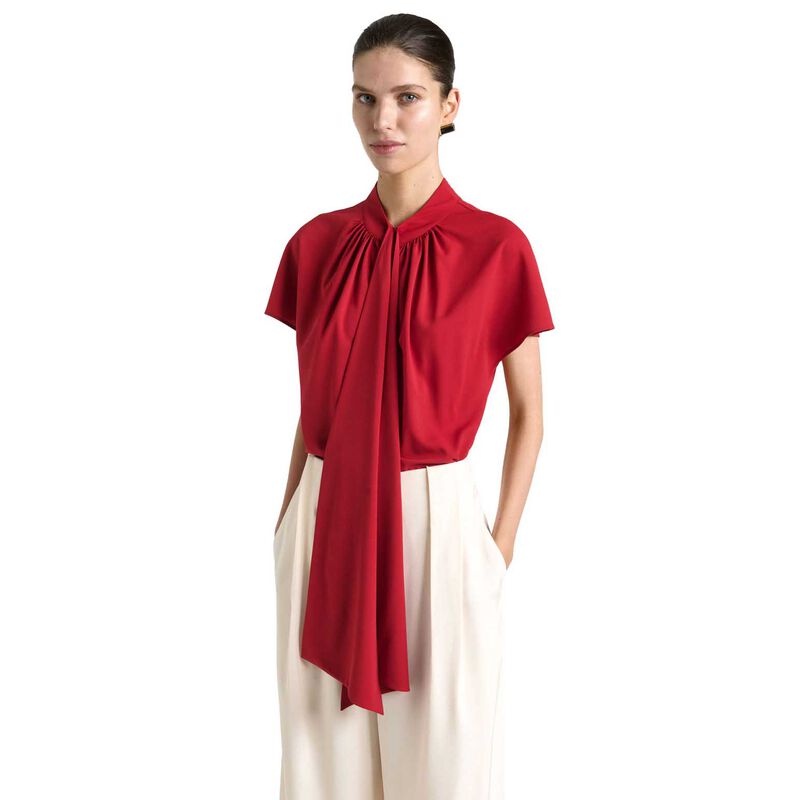Cue Recycled Georgette Tie Top image number 0